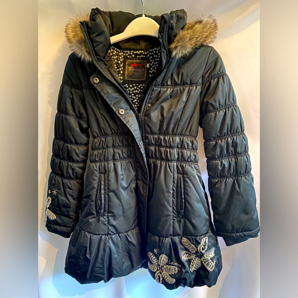 🌦️DARLING GIRL’S 🌿🌸🌿CATAMINI Warm Hooded Coat